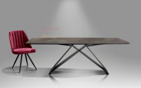 Κεραμική τραπεζαρία με μεταλλική βάση TS0085